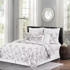 Discount Kirklands Home Miriam Floral & Stripe 3-pc. King Quilt Set