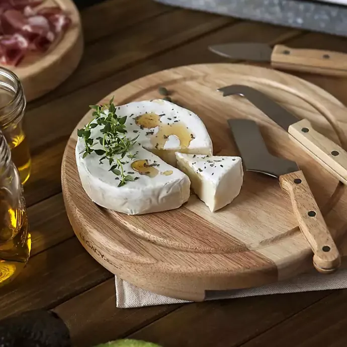 Discount Kirklands Home Mississippi State Cheese Board and Tool Set Tan