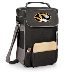 Clearance Kirklands Home Missouri Tigers Wine & Cheese Tote Black
