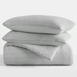 New Kirklands Home Mist Waffle Ultra-Soft 3-pc. King Comforter Set Green