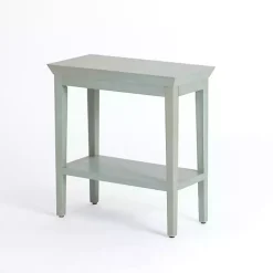 Sale Kirklands Home Mist Wood Marlee Side Table Blue