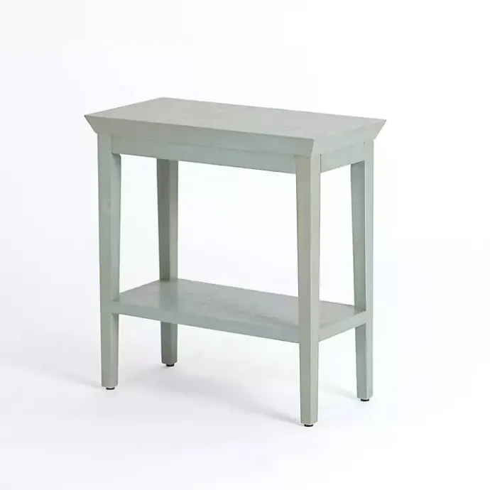 Sale Kirklands Home Mist Wood Marlee Side Table Blue