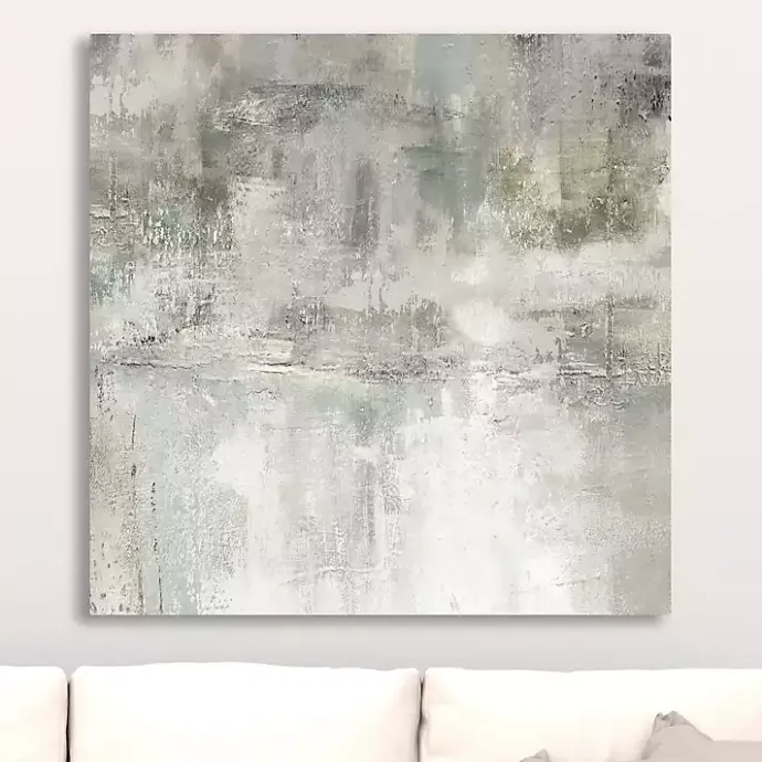 Outlet Kirklands Home Misty Lake Giclee Canvas Art Print, 30x30 in.