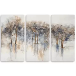 Online Kirklands Home Misty Woods Canvas Art Prints, Set of 3 White