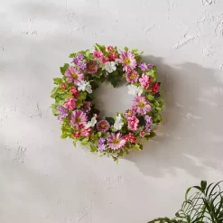 Clearance Kirklands Home Mixed Floral Ivy Wreath