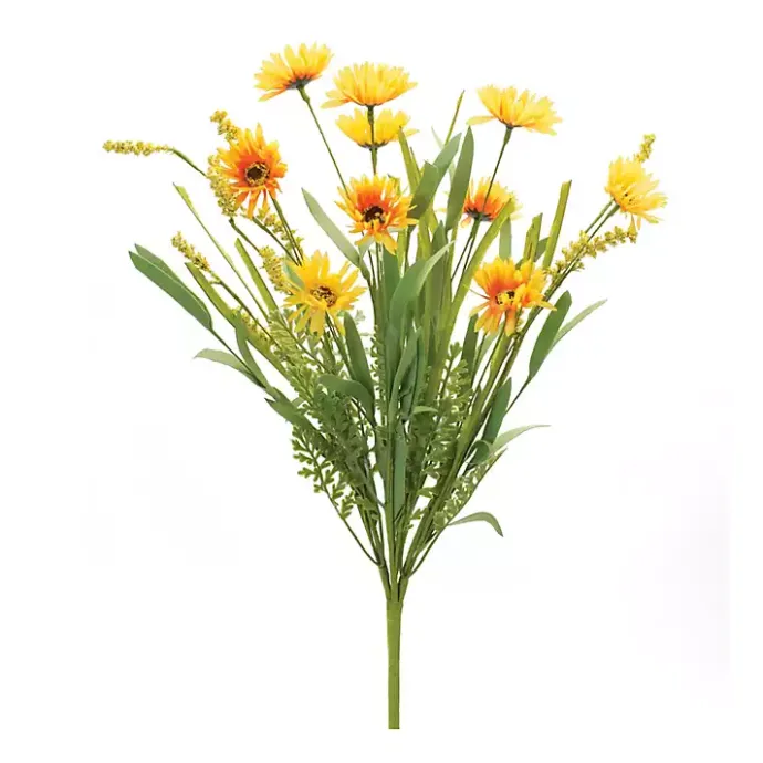 Best Kirklands Home Mixed Daisies Bushes, Set of 6 Gold