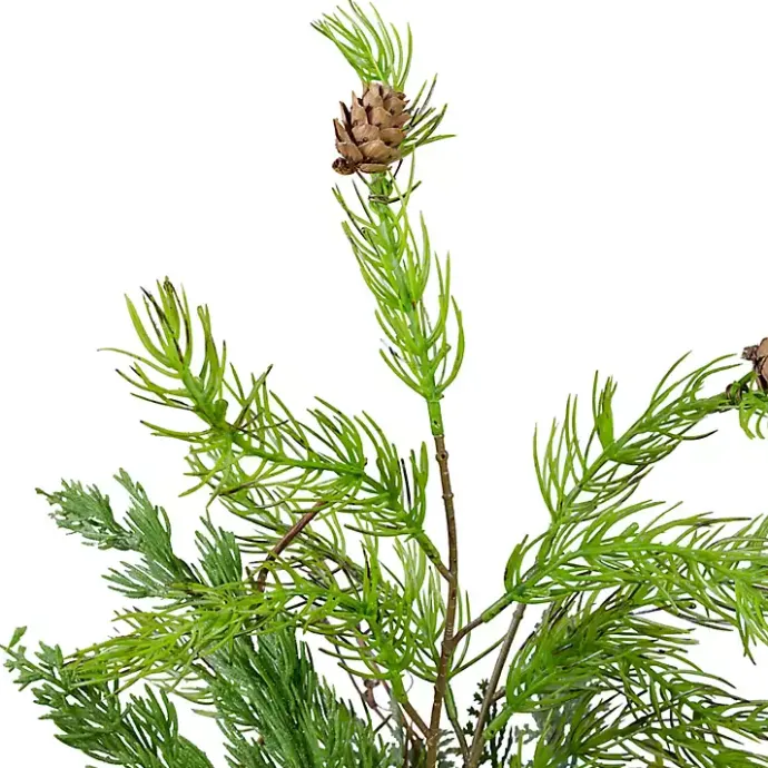 Online Kirklands Home Mixed Pine Potted Christmas Tree Green