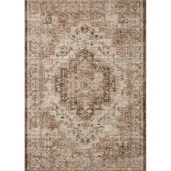 Best Kirklands Home Mocha and Cream Sorrento Area Rug, 7x10