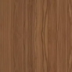 Kirklands Home Mocha Wood Reeded Oval TV Stand Brown