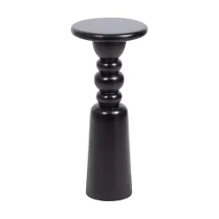 Sale Kirklands Home Modern Tirollo Accent Table Black
