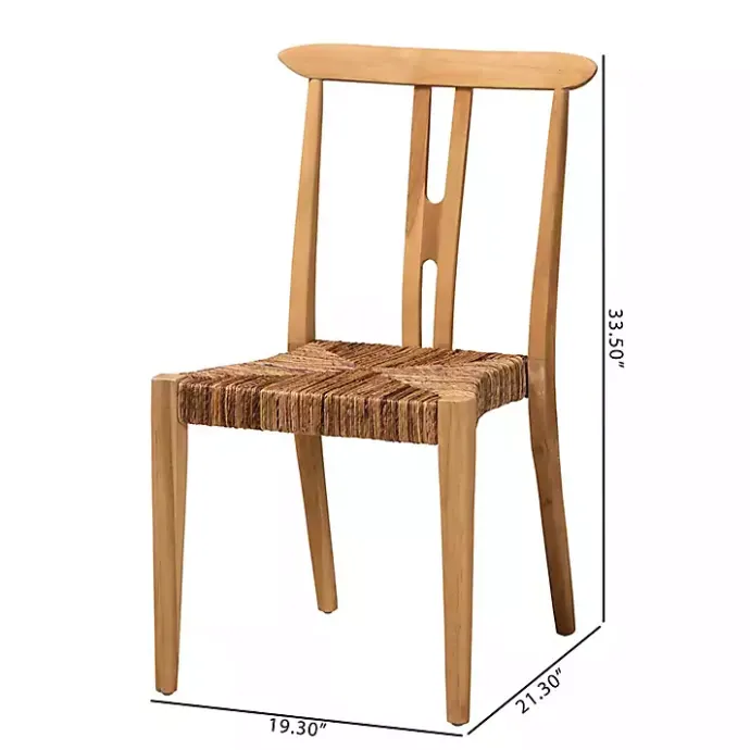 Outlet Kirklands Home Modern Bohemian Wishbone Dining Chairs, Set of 2 Tan