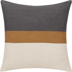 Best Kirklands Home Modern Neutral Stripe Pillow