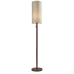 Best Kirklands Home Modern Wood Emma Floor Lamp Tan