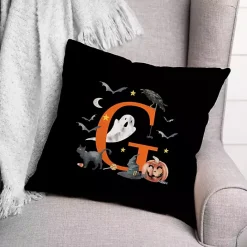 Discount Kirklands Home Monogram G Halloween Indoor/Outdoor Pillow