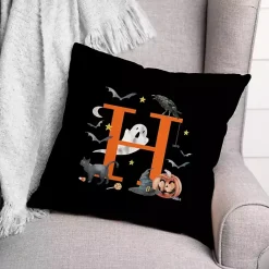 Discount Kirklands Home Monogram H Halloween Indoor/Outdoor Pillow
