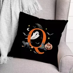 Clearance Kirklands Home Monogram Q Halloween Indoor/Outdoor Pillow
