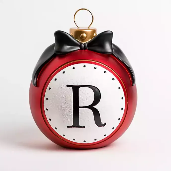 Sale Kirklands Home Monogram R Outdoor Christmas Ornament