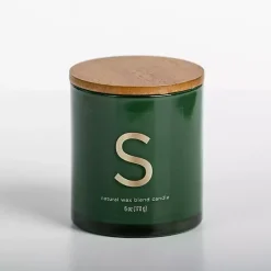 Discount Kirklands Home Monogram S Pinecone & Cyprus Jar Candle