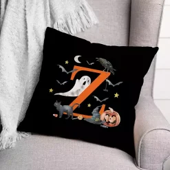 Clearance Kirklands Home Monogram Z Halloween Indoor/Outdoor Pillow