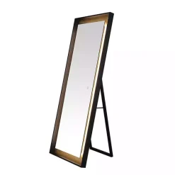 Outlet Kirklands Home Montauk LED Full Length Mirror Gold