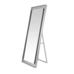Outlet Kirklands Home Montauk LED Full Length Mirror Silver