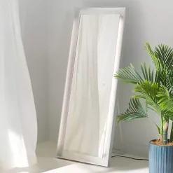 Outlet Kirklands Home Montauk LED Full Length Mirror Silver