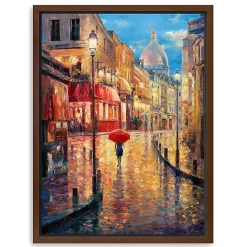 Clearance Kirklands Home Montmartre Evening Framed Canvas Art Print