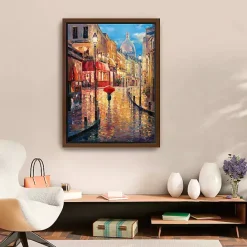 Clearance Kirklands Home Montmartre Evening Framed Canvas Art Print