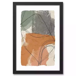 Clearance Kirklands Home Moody Toned Abstract Framed Canvas Art Print Multi