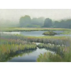 New Kirklands Home Morning at Edmund's Marsh Canvas Art Print