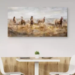 Kirklands Home Morning Herd Canvas Art Print Tan