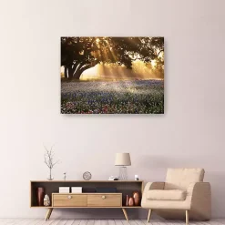 Best Kirklands Home Morning Meadow Giclee Canvas Art Print, 48x36 in. Yellow