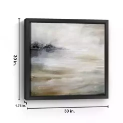 Outlet Kirklands Home Morning Mist at the Lake Framed Canvas Art Print