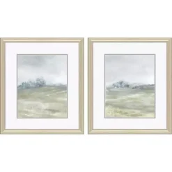 Best Kirklands Home Morning Mist Framed Canvas Art Prints, Set of 2