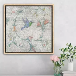 Outlet Kirklands Home Mosaic Bird II Framed Canvas Art Print