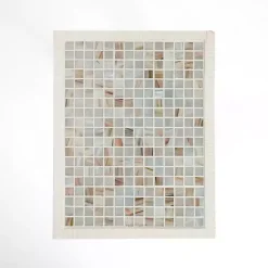 Best Kirklands Home Mosaic Tile White Wood C-Table Blue