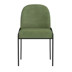 Online Kirklands Home Moss Velvet Metal Dining Chair Green