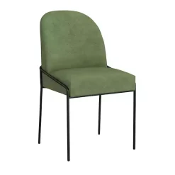 Online Kirklands Home Moss Velvet Metal Dining Chair Green