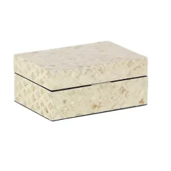 New Kirklands Home Mother of Pearl 2-pc. Box Set