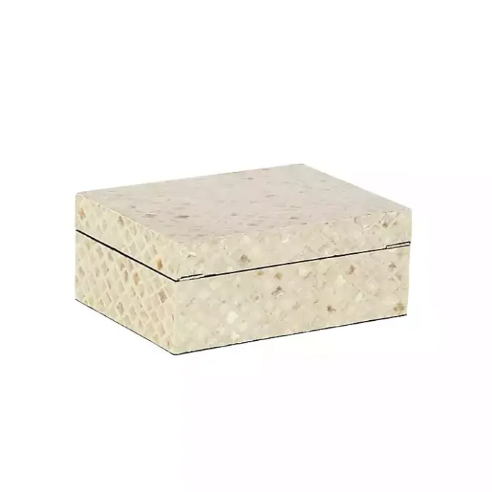 New Kirklands Home Mother of Pearl 2-pc. Box Set