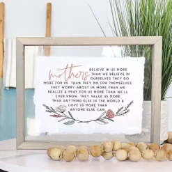 Best Kirklands Home Mothers Believe in Us Framed Wall Plaque