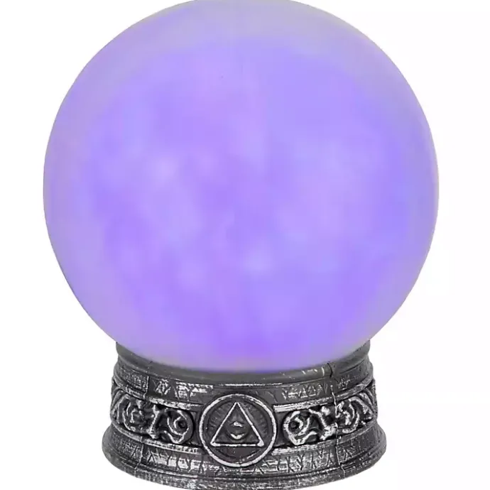 New Kirklands Home Motion Activated Crystal Ball Halloween Décor Gray
