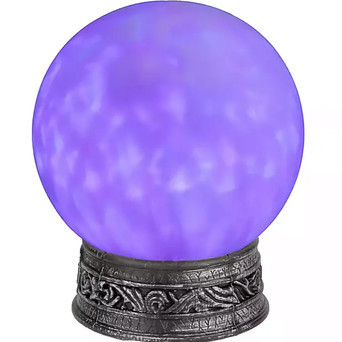 New Kirklands Home Motion Activated Crystal Ball Halloween Décor Gray