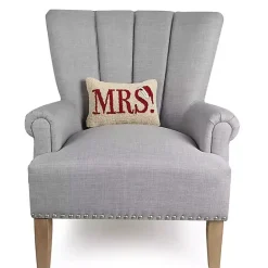 Discount Kirklands Home Mrs. Santa Hat Wool Lumbar Pillow