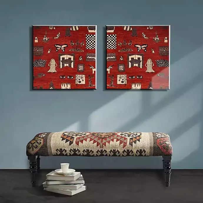 Sale Kirklands Home Color Bohemian Bench Multi