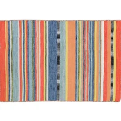 Sale Kirklands Home Multi Dhurri Stripe Indoor/Outdoor Scatter Rug