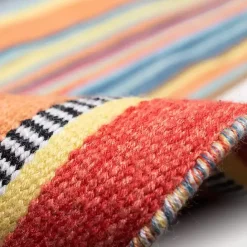 Sale Kirklands Home Multi Dhurri Stripe Indoor/Outdoor Scatter Rug