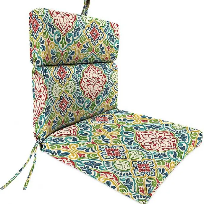 Clearance Kirklands Home Multi Fiorella French Dining Chair Outdoor Cushion