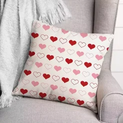 Best Kirklands Home Multi Heart Valentine Pillow