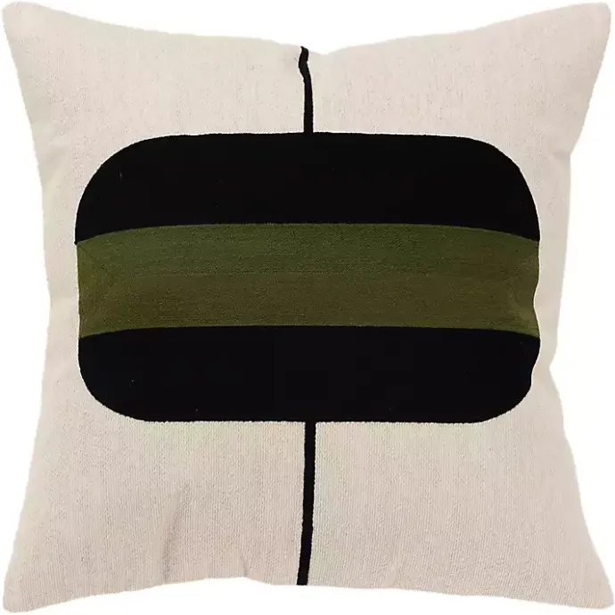 Discount Kirklands Home Multicolor Block Pillow